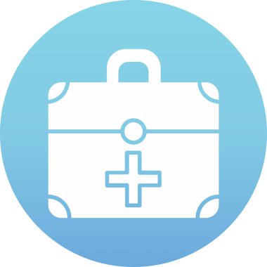 İlk yardım kutusu vektör simgesi