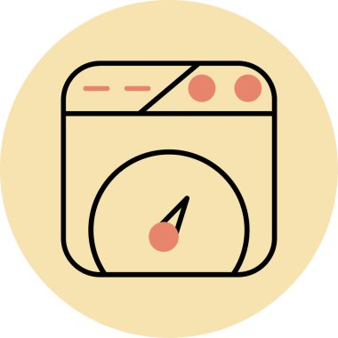 Kamera. Web simgesi basit illüstrasyon