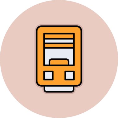 Modern kitap simgesinin vektör illüstrasyonu