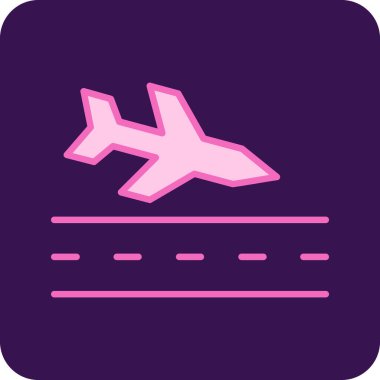 Uçak. Web simgesi basit illüstrasyon