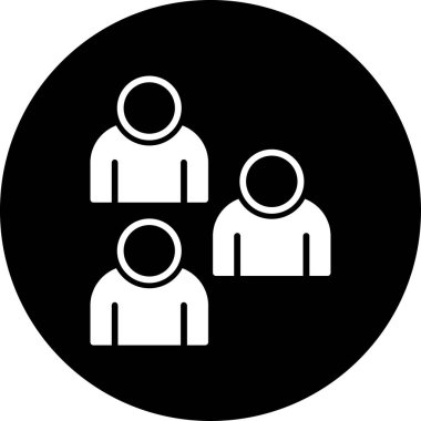 İnsan simgesinin vektör illüstrasyonu