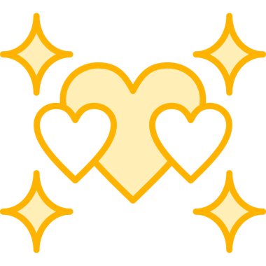 Arka planda altın desenli bir kalp.