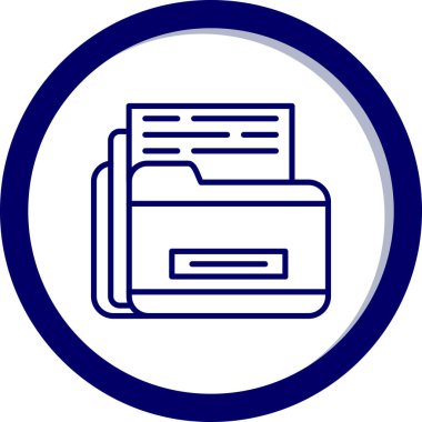 Dosya. Web simgesi basit tasarım