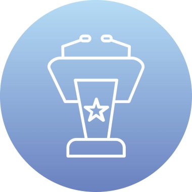 Futbol. Web simgesi basit illüstrasyon