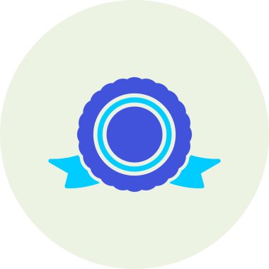 Bir çelenk simgesinin vektör çizimi