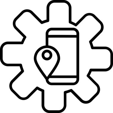 telefon ayarları ayarları simgesi ana hat biçiminde