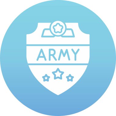 rozet vektör simgesi modern basit illüstrasyon