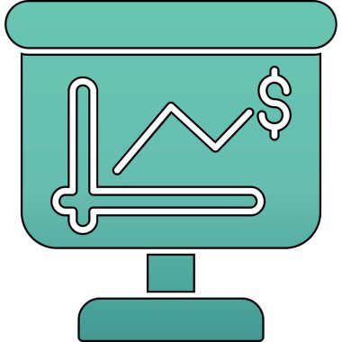 iş simgesi vektör illüstrasyonu