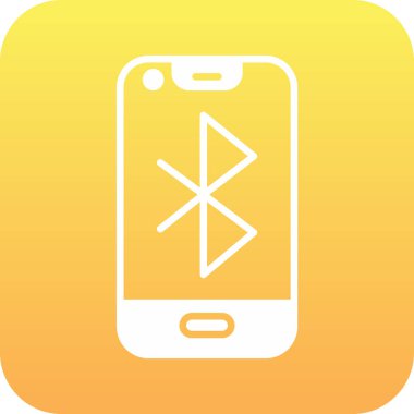 Akıllı telefon simgesinin vektör illüstrasyonu