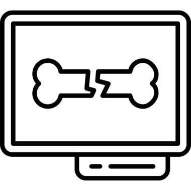 Köpek maması ikonu, taslak biçimi