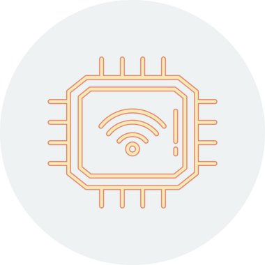 Modern simgenin vektör illüstrasyonu