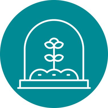 çiçek simgesi vektör illüstrasyonu