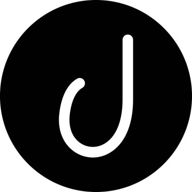 Balık. Web simgesi basit illüstrasyon