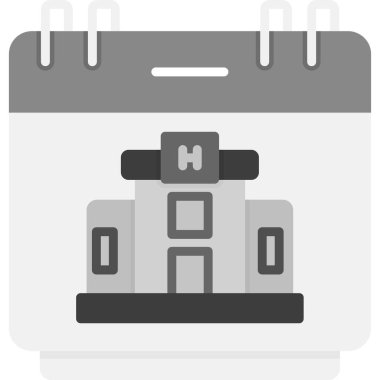 Takvim simgesini, basit tarzı