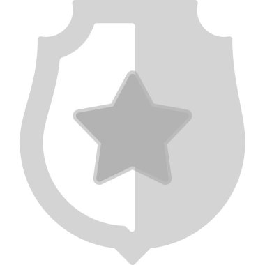 rozet kalkanı simgesi katı biçimde