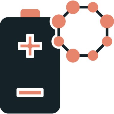 pil şarj simgesi - taslak biçimi