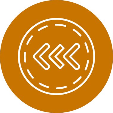 Bozuk para simgesinin vektör illüstrasyonu