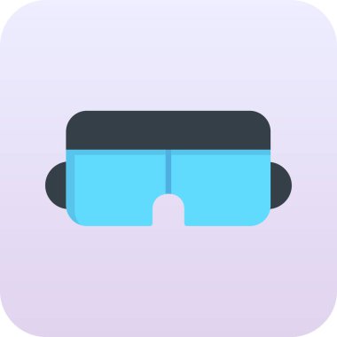 Gözlük simgesi. Web için basit gözlük vektör simgeleri çizimi.