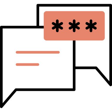 parola simgesi vektör çizimi çizimi