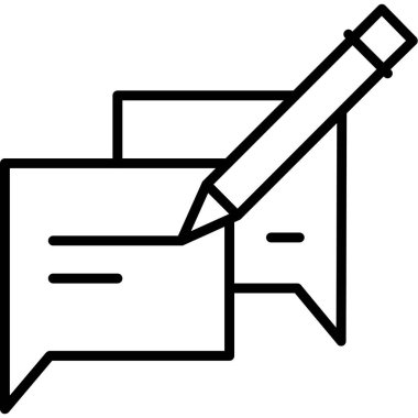 Kalem yazma vektör simgesi