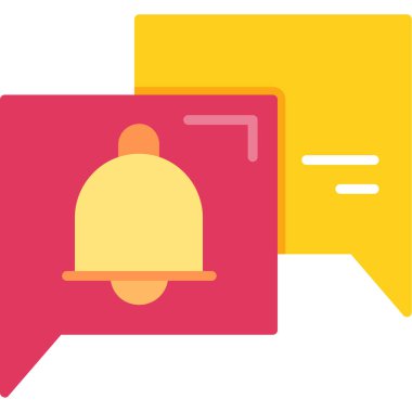 yemek sohbet vektör simgesi