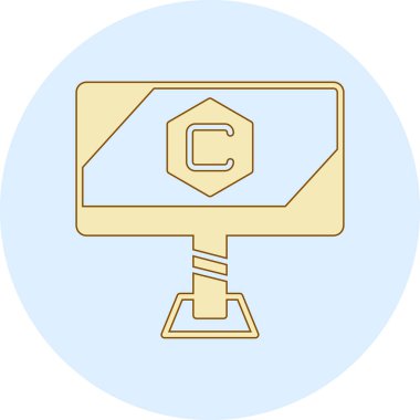 Kamera. Web simgesi basit illüstrasyon