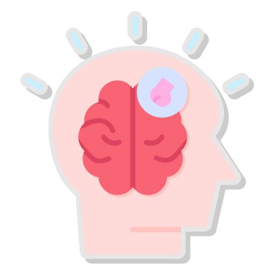 Ampullü beyin, fikrin çizimi.