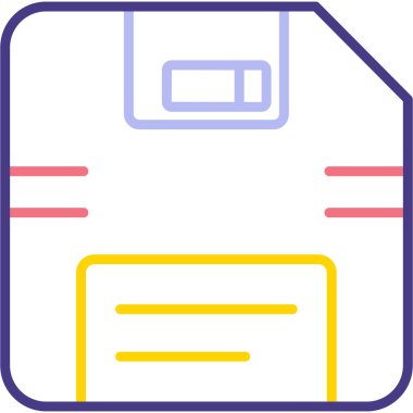 Dosya. Web simgesi basit illüstrasyon