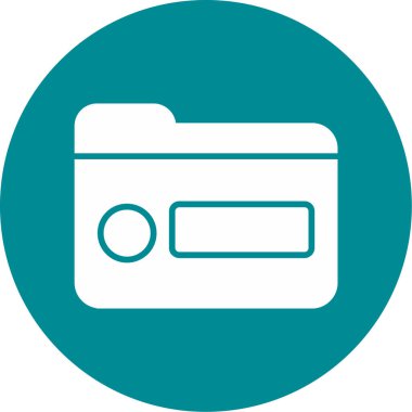 m-cüzdan simge vektör çizim