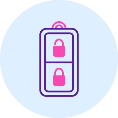 sırt çantası simgesi vektör illüstrasyonu