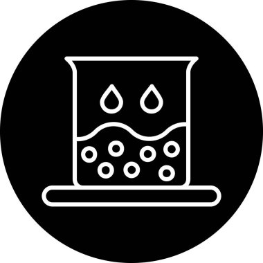 Bir su damlasının vektör çizimi