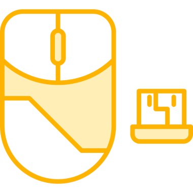 Bilgisayar fare simgesi ana hat biçiminde