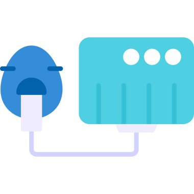 Modern simgenin vektör illüstrasyonu