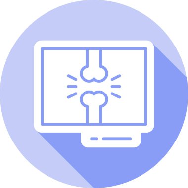 bilgisayar izleme simgesi, vektör illüstrasyonu