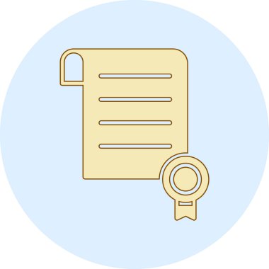 belge dosya simgesi, vektör illüstrasyon tasarımı