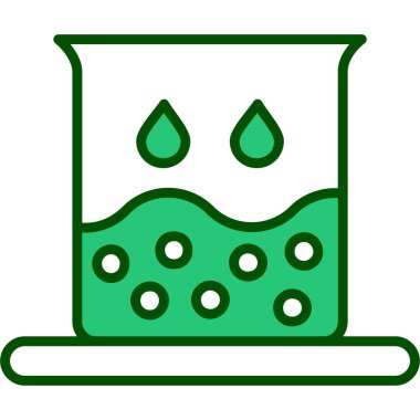 su damlaları ikon vektör ana hatlarını çizer