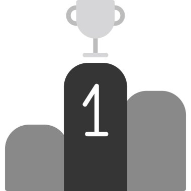 kupa simgesi, basit vektör illüstrasyonu