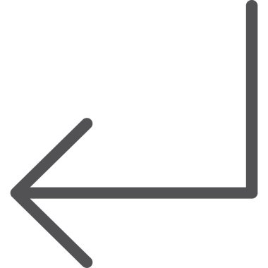 ok yönü sağ simgesi ana hat biçiminde