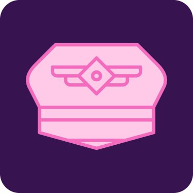 Mor çizgi cadı şapkası simgesi beyaz arkaplanda izole edilmiş. Cadılar bayramı partin kutlu olsun. vektör illüstrasyonu