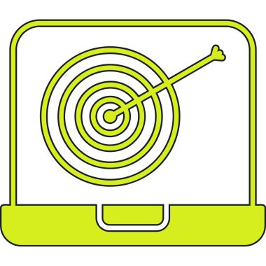 bilgisayar ekranı simgesi. vektör tasarımı