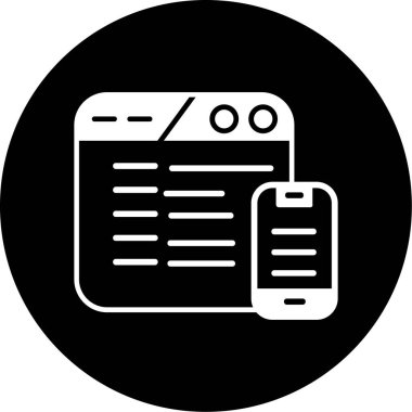 cep telefonu ikonu vektör illüstrasyonu