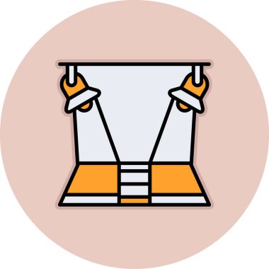 Bir b simgesinin vektör illüstrasyonu