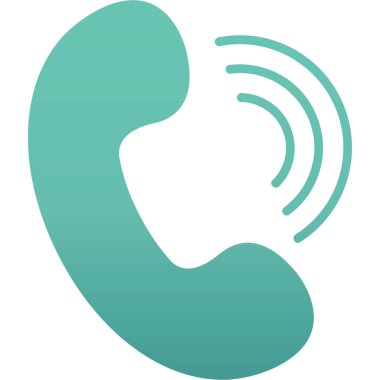 Telefon vektör simgesi. düz resimleme biçimi.