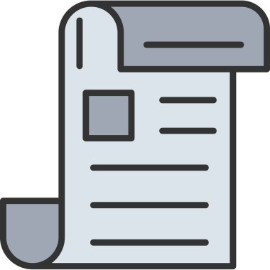 belge dosya simgesi ana hat biçiminde