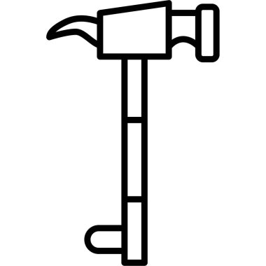 Axe simgesi, vektör illüstrasyonu