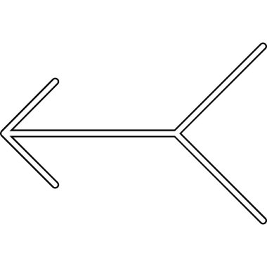 kimyasal formül ikon vektör çizimi çizimi