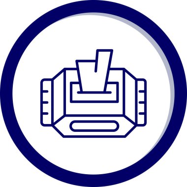 Modern b 'nin vektör illüstrasyonu eksik simgesi