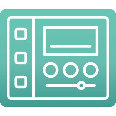 Ağ simgesi. Basit tasarım