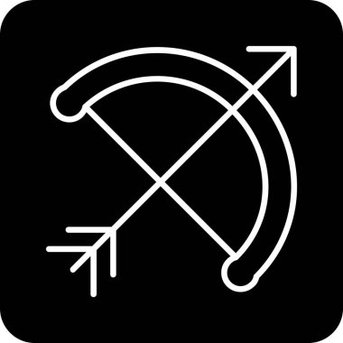 Ok. Web simgesi basit illüstrasyon