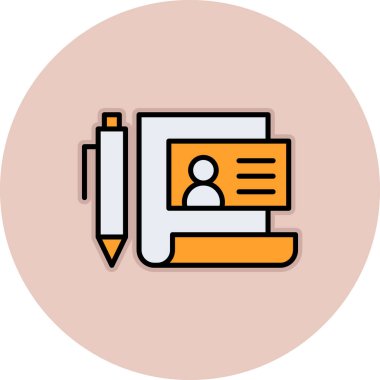 Kişisel ve ticari kullanım için vektör simgesi tasarımı